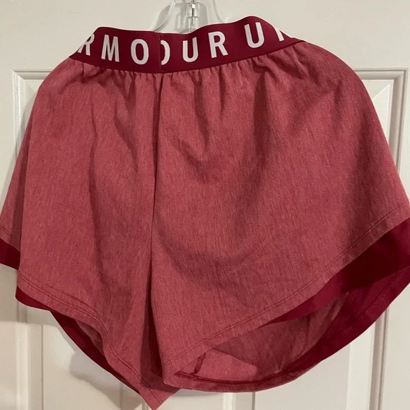 Under Armour Women's Red Shorts - Picture 2 of 5